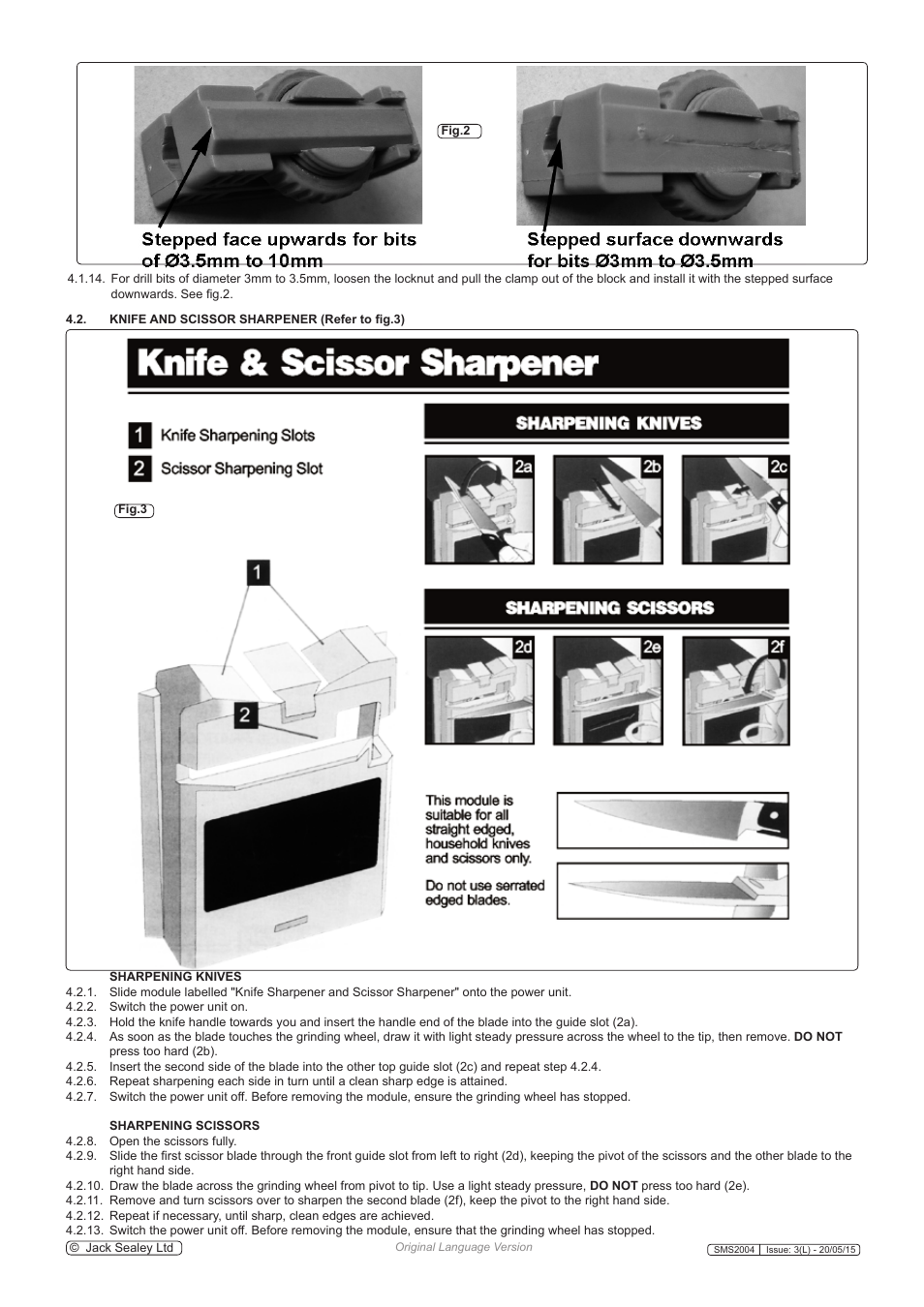 Sealey SMS2004 User Manual | Page 3 / 4