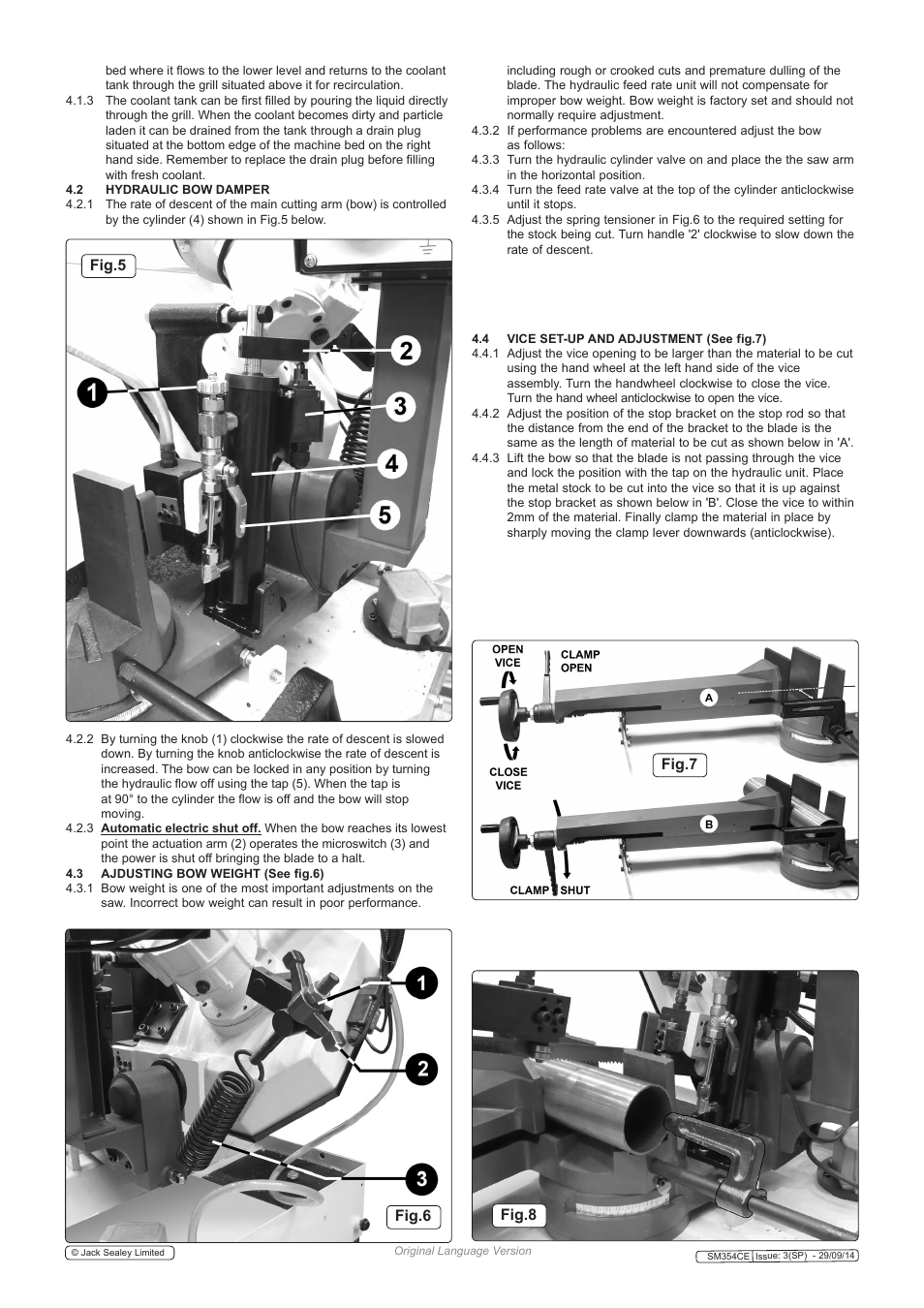 Fig.5 fig.6, Fig.7 fig.8 | Sealey SM354CE User Manual | Page 4 / 8
