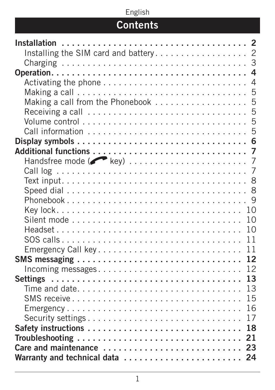 Doro PHONEEASY 338GSM User Manual | Page 5 / 128