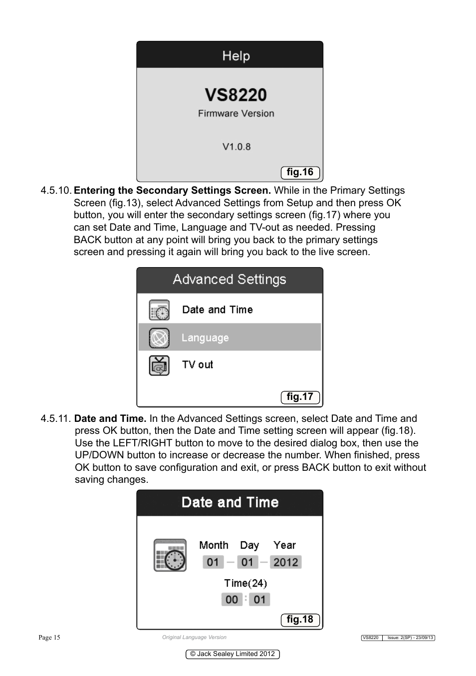 Sealey VS8220 User Manual | Page 15 / 21