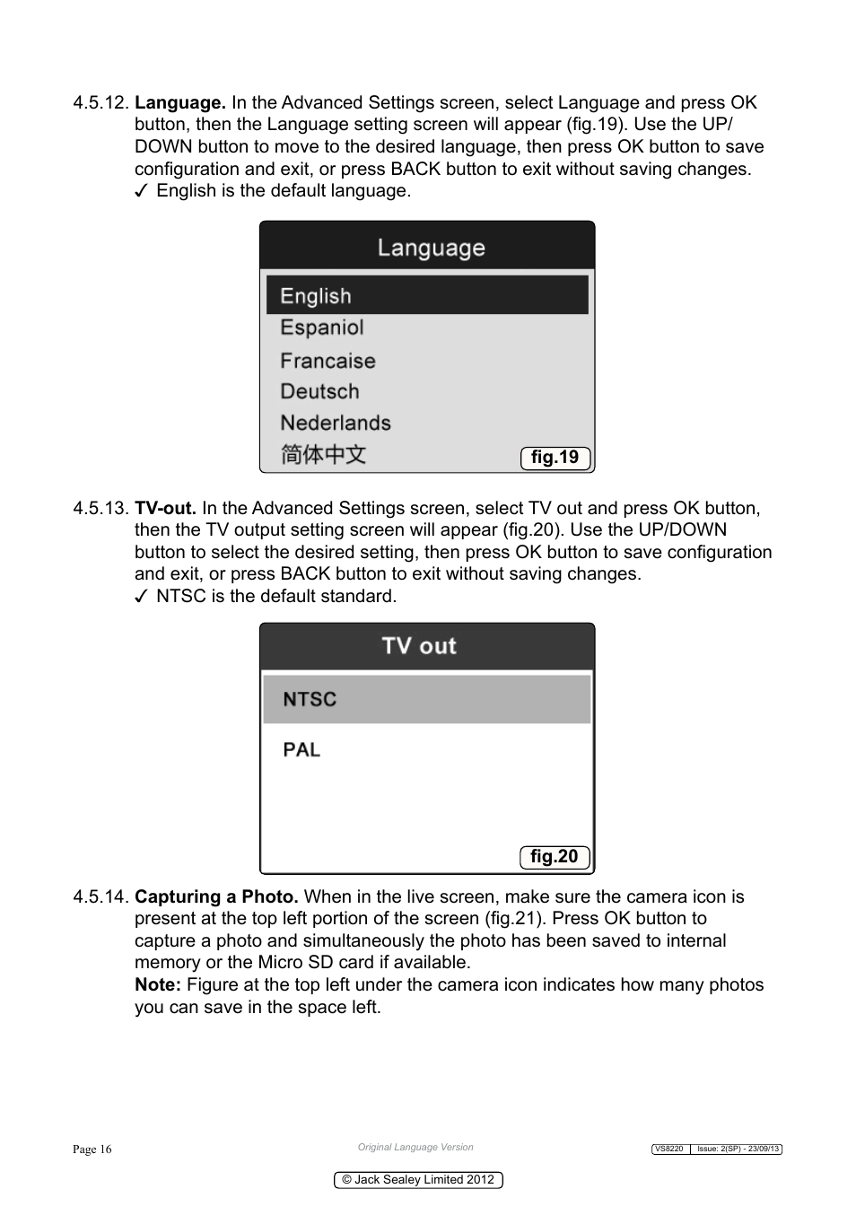 Sealey VS8220 User Manual | Page 16 / 21