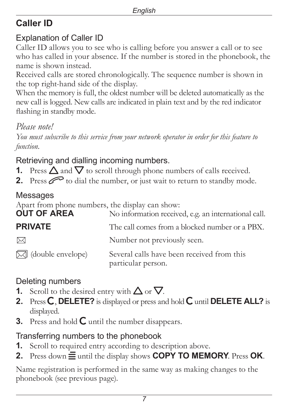 Doro PHONE 314C User Manual | Page 12 / 96