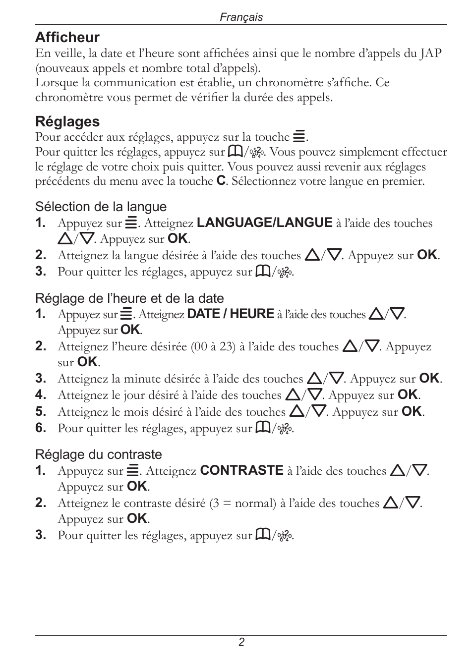 Doro PHONE 314C User Manual | Page 21 / 96