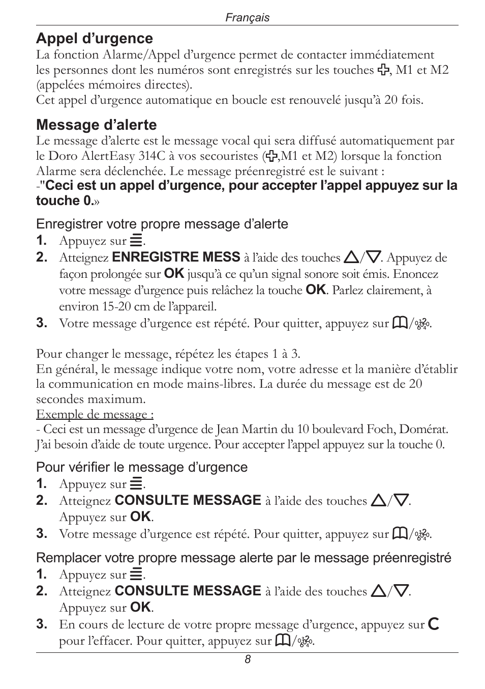 Doro PHONE 314C User Manual | Page 27 / 96