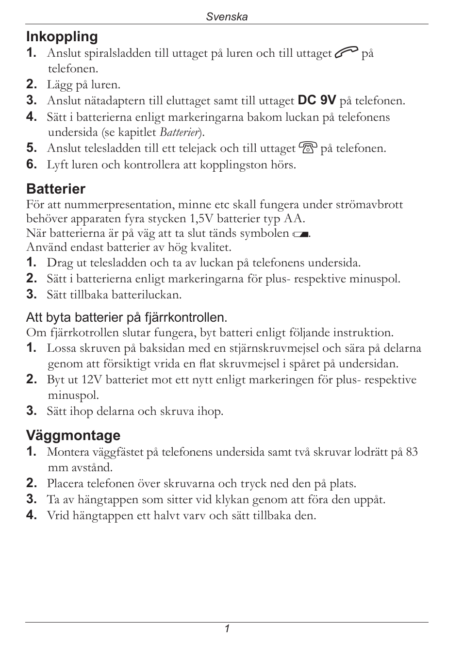 Doro PHONE 314C User Manual | Page 32 / 96