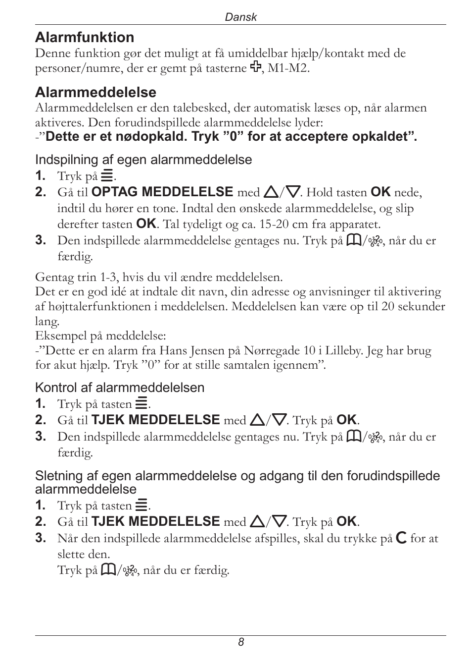 Doro PHONE 314C User Manual | Page 63 / 96