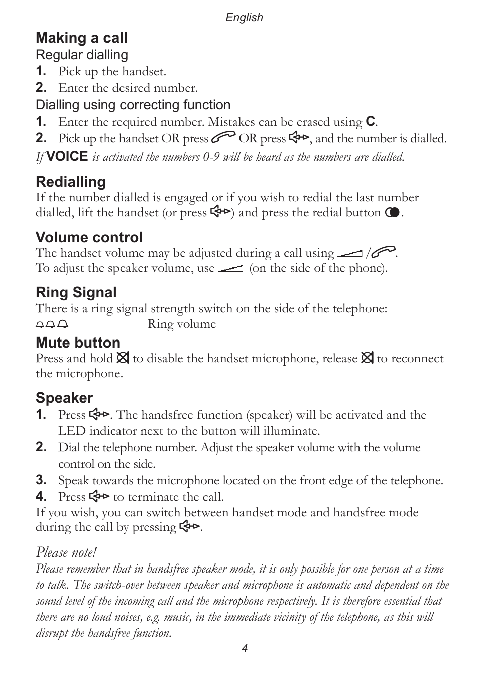 Doro PHONE 314C User Manual | Page 9 / 96