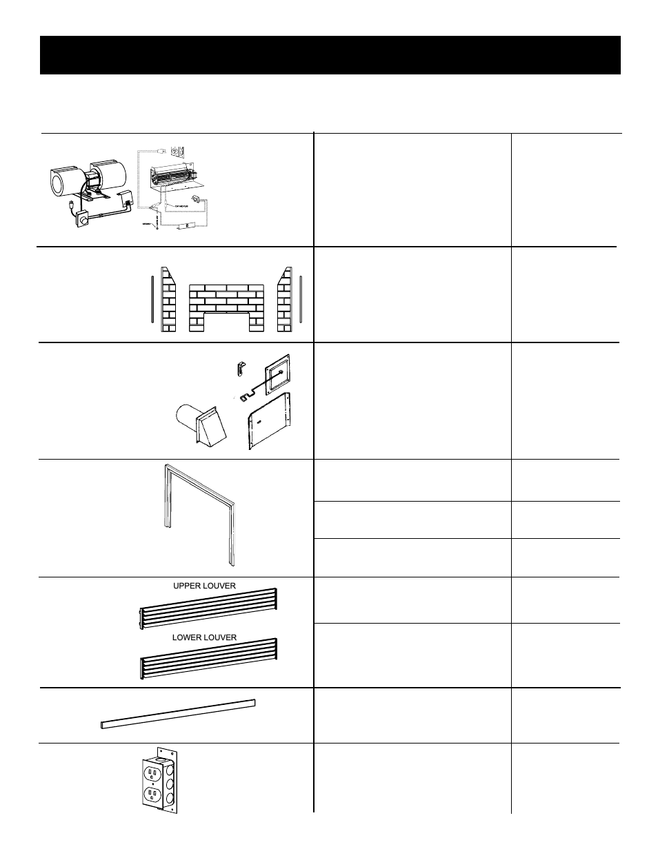 Accessory parts | DVS -30-2 User Manual | Page 45 / 52
