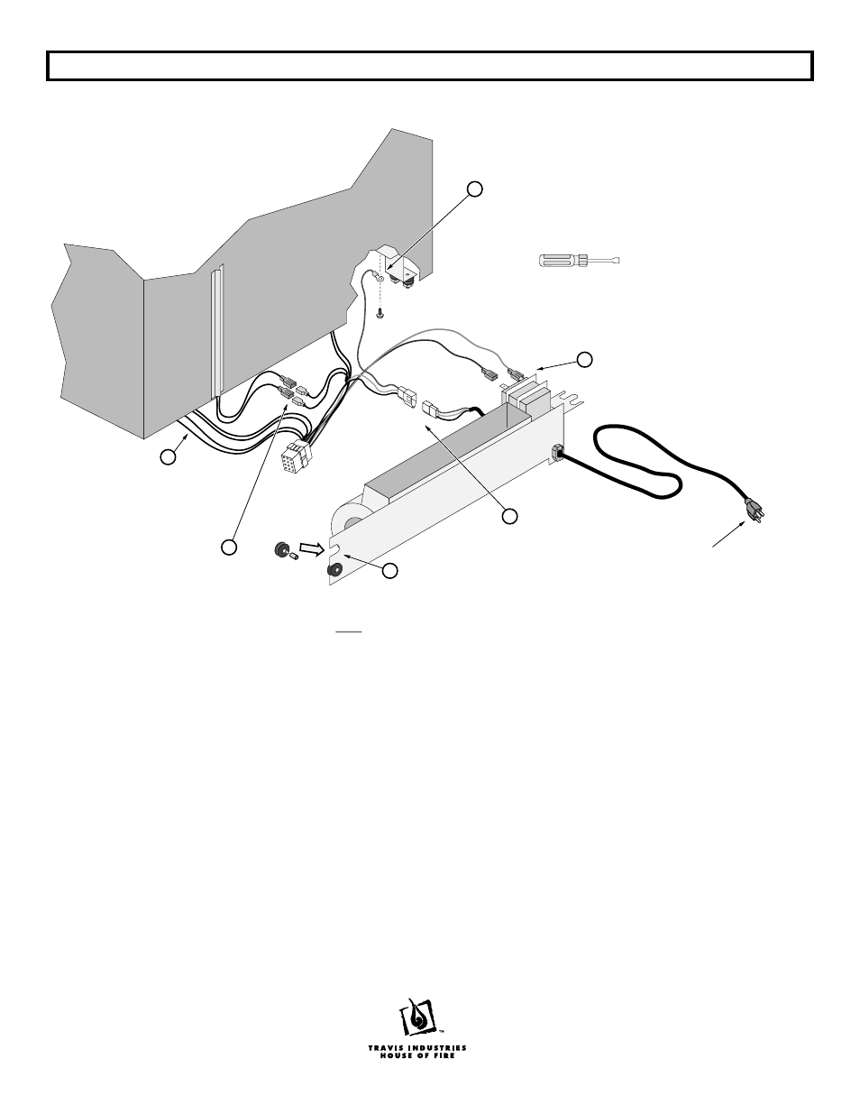 Blower, dvs gas, Back of stove | DVS 99000153 User Manual | Page 2 / 4