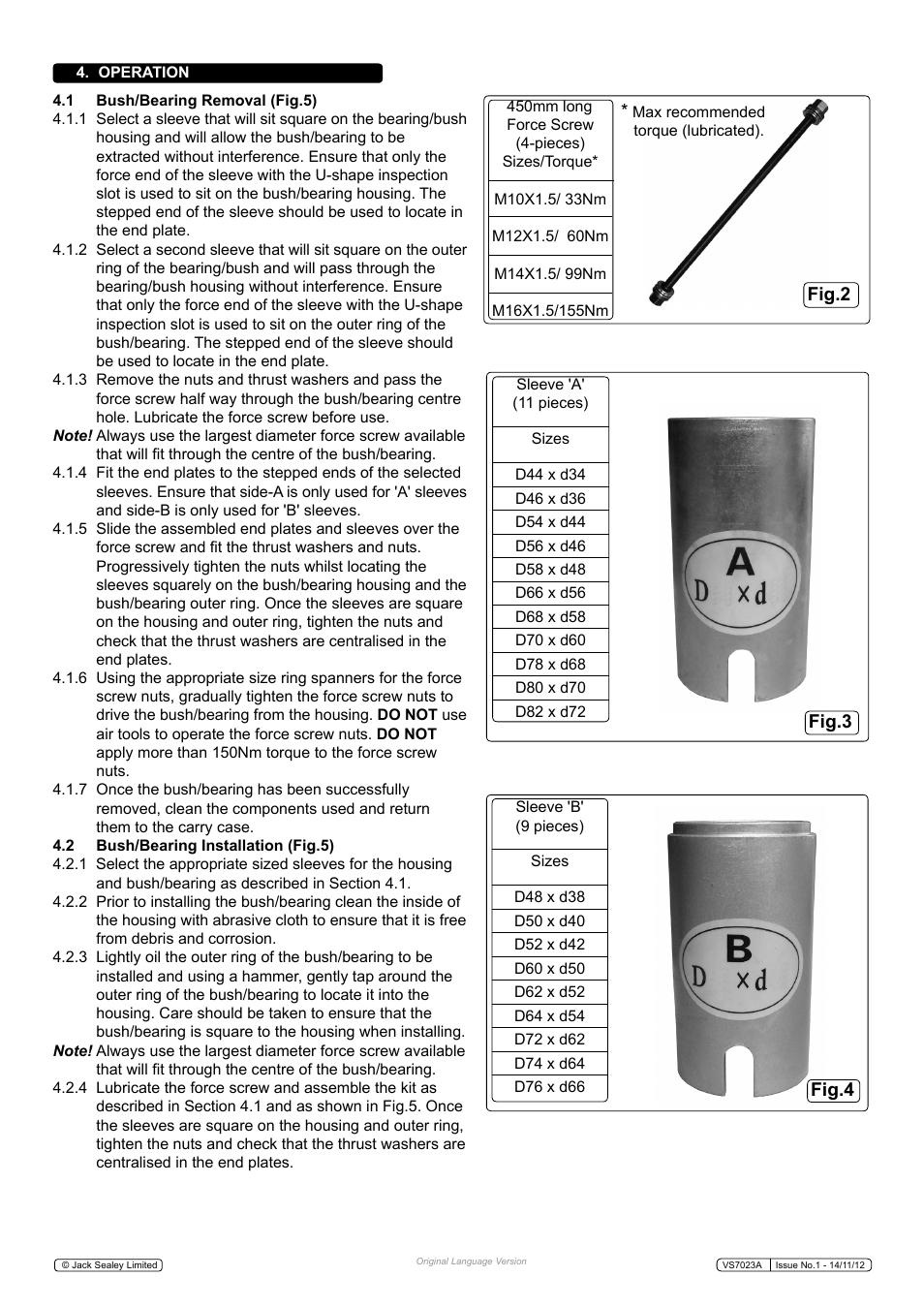Sealey VS7023A User Manual | Page 2 / 3