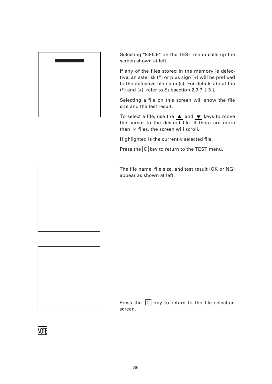 8] file test | Denso BHT-7500 User Manual | Page 105 / 217