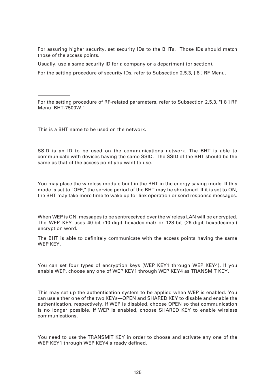 Denso BHT-7500 User Manual | Page 145 / 217