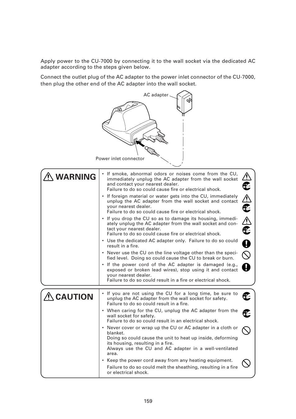 Warning caution | Denso BHT-7500 User Manual | Page 179 / 217