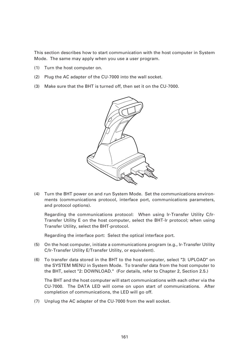 3 interfacing with the host computer | Denso BHT-7500 User Manual | Page 181 / 217