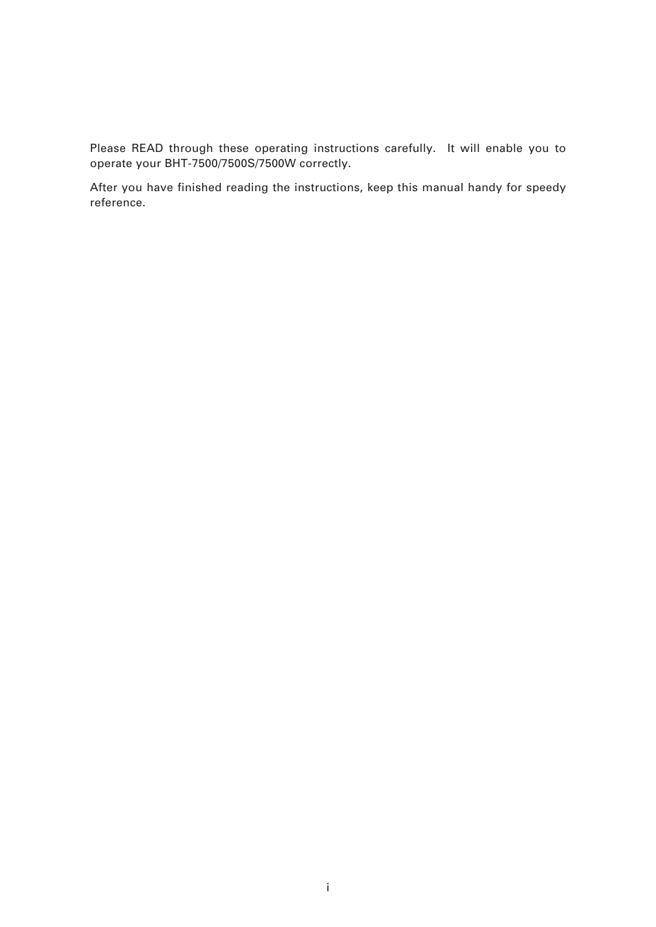 Preface | Denso BHT-7500 User Manual | Page 3 / 217