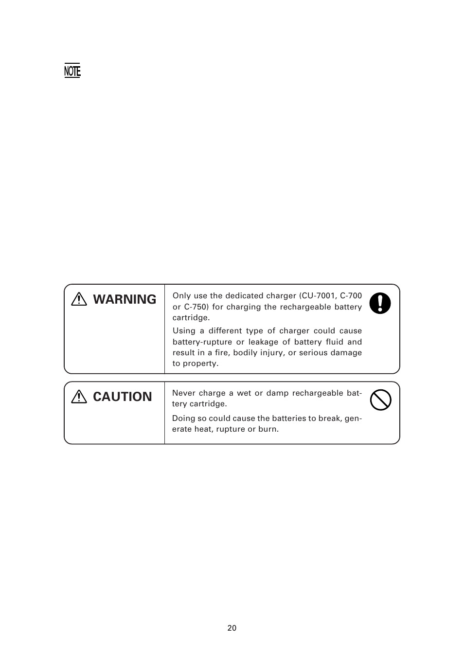 Warning, Caution | Denso BHT-7500 User Manual | Page 40 / 217