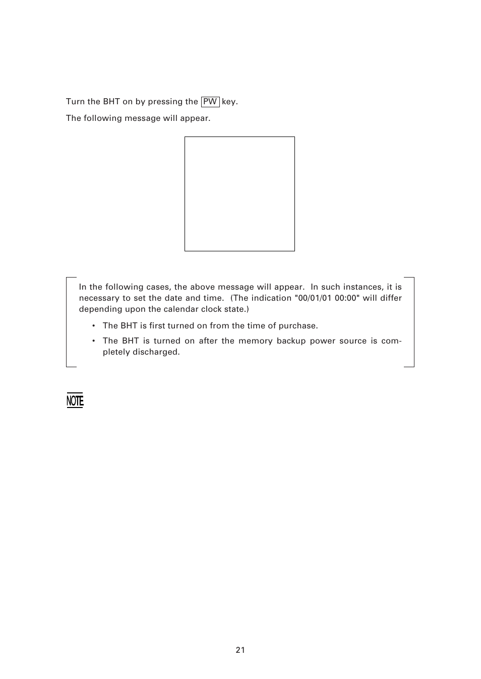 2 setting-up 2: setting the calendar clock | Denso BHT-7500 User Manual | Page 41 / 217