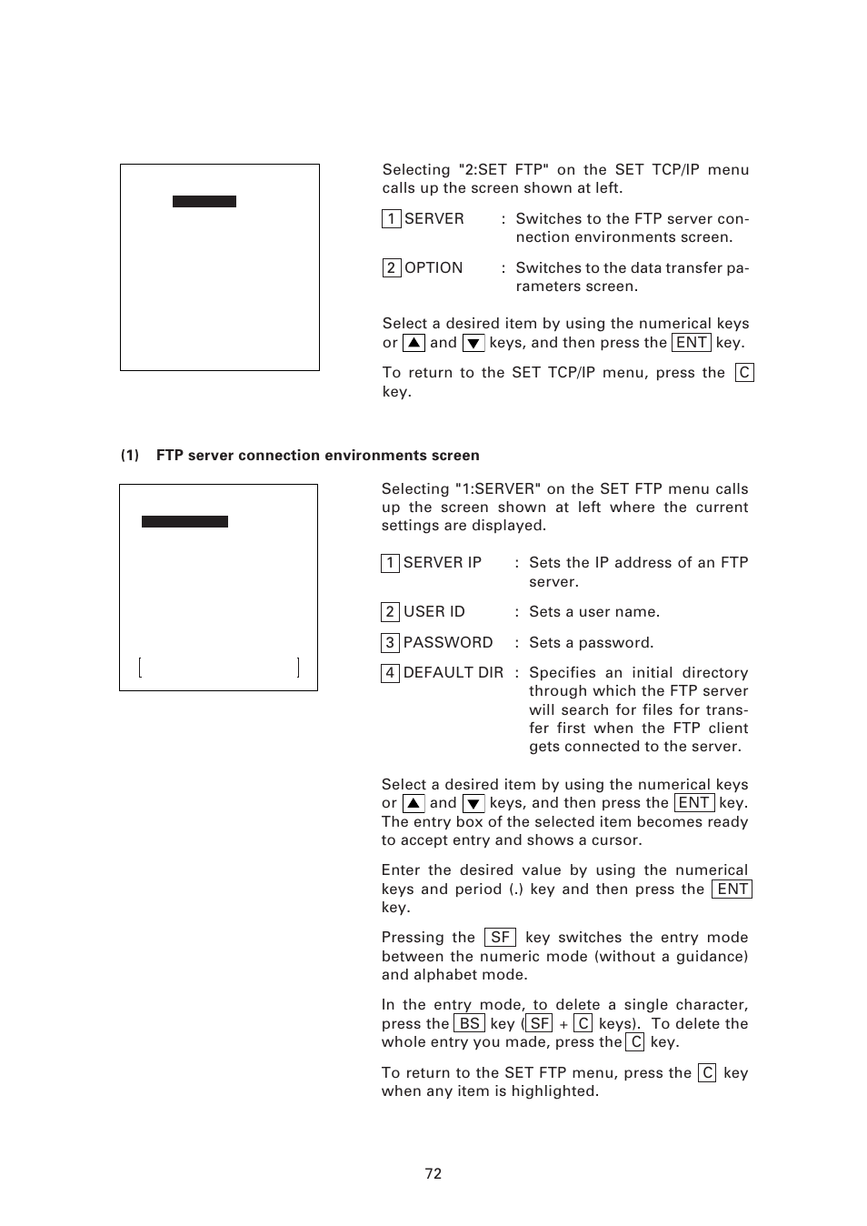 2] setting the ftp | Denso BHT-7500 User Manual | Page 92 / 217