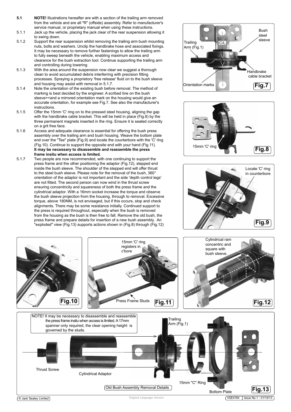 Fig.7, Fig.8, Fig.12 | Fig.9 | Sealey VSE4784 User Manual | Page 3 / 4