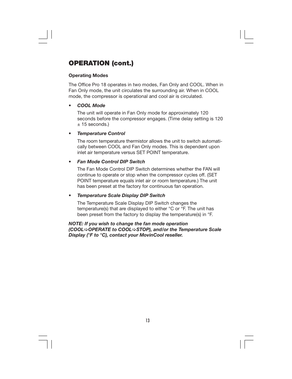 Operation (cont.) | Denso PRO 18 User Manual | Page 19 / 28