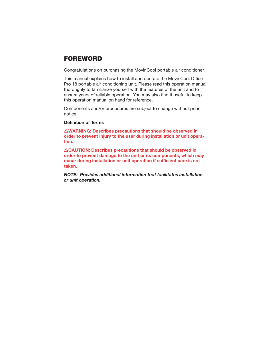 Foreword | Denso PRO 18 User Manual | Page 7 / 28