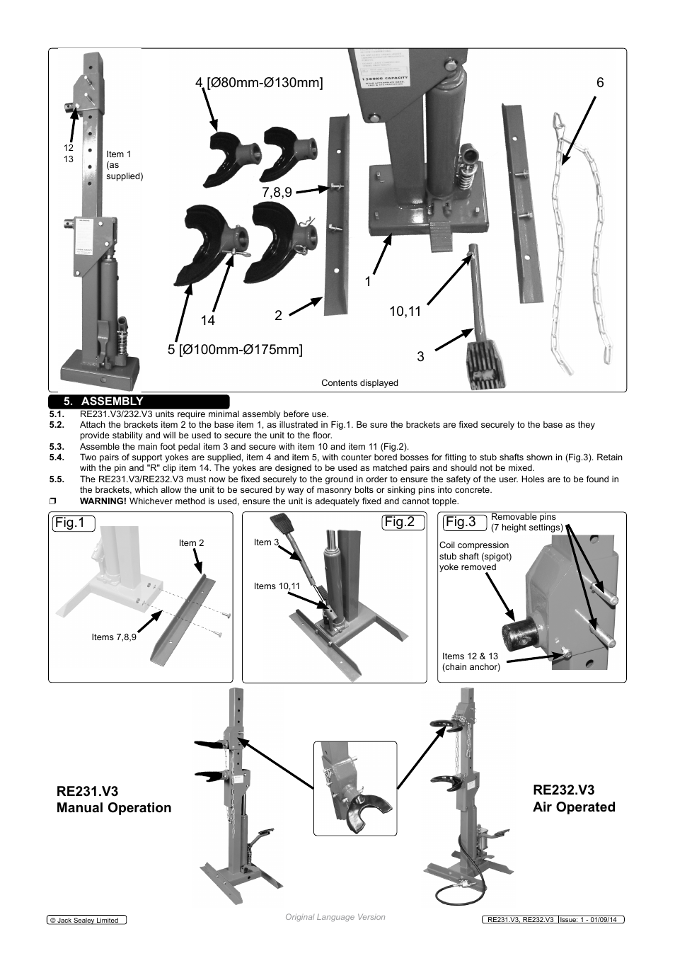 Fig.2 fig.1 fig.3 | Sealey RE231 User Manual | Page 2 / 4