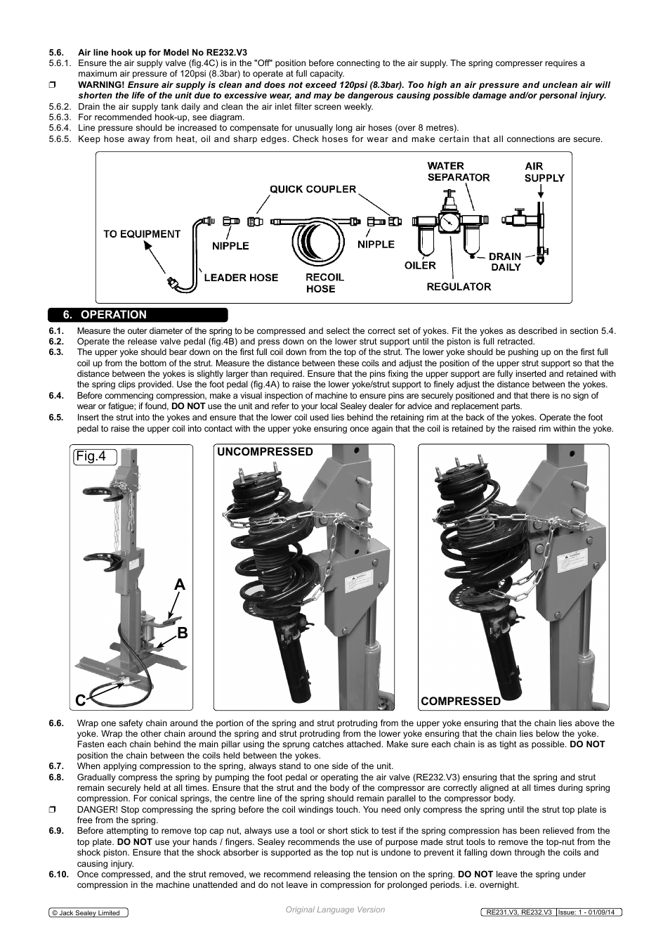 Ab c, Fig.4 | Sealey RE231 User Manual | Page 3 / 4