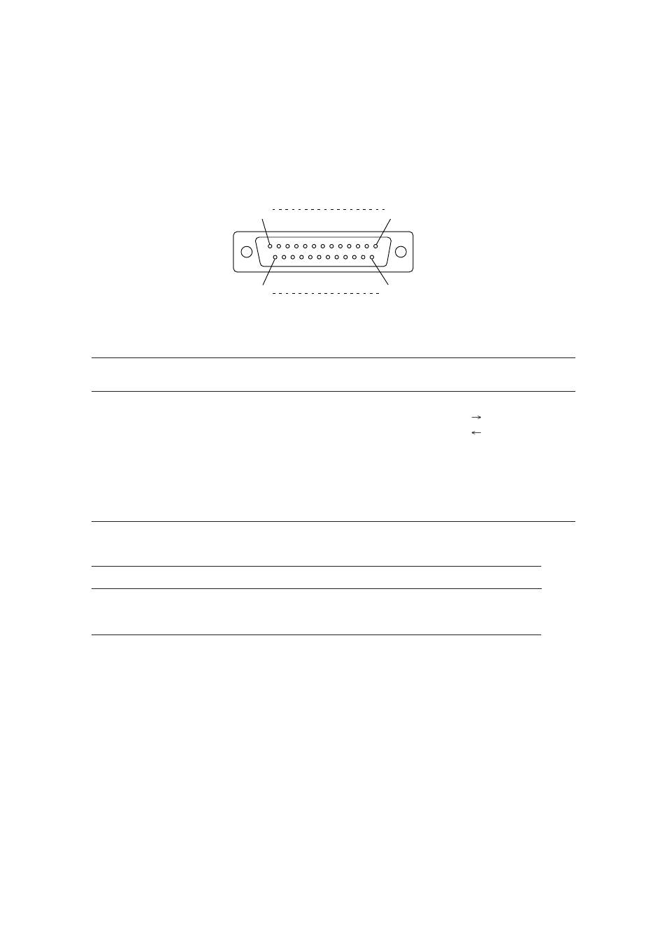 6 rs-232c interface specifications, 1 ] interface connector and pin assignment, Rs-232c interface specifications | Denso BHT-6000 User Manual | Page 159 / 178