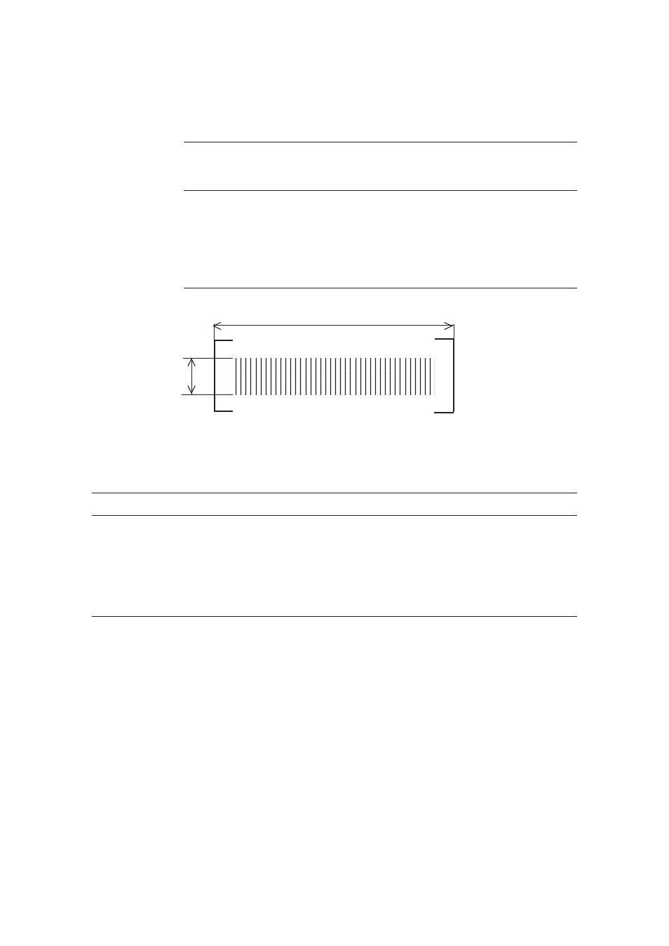 1 ] product specifications, 3) bar code label size, 4) thickness of bars and depth of field | Denso BHT-6000 User Manual | Page 167 / 178