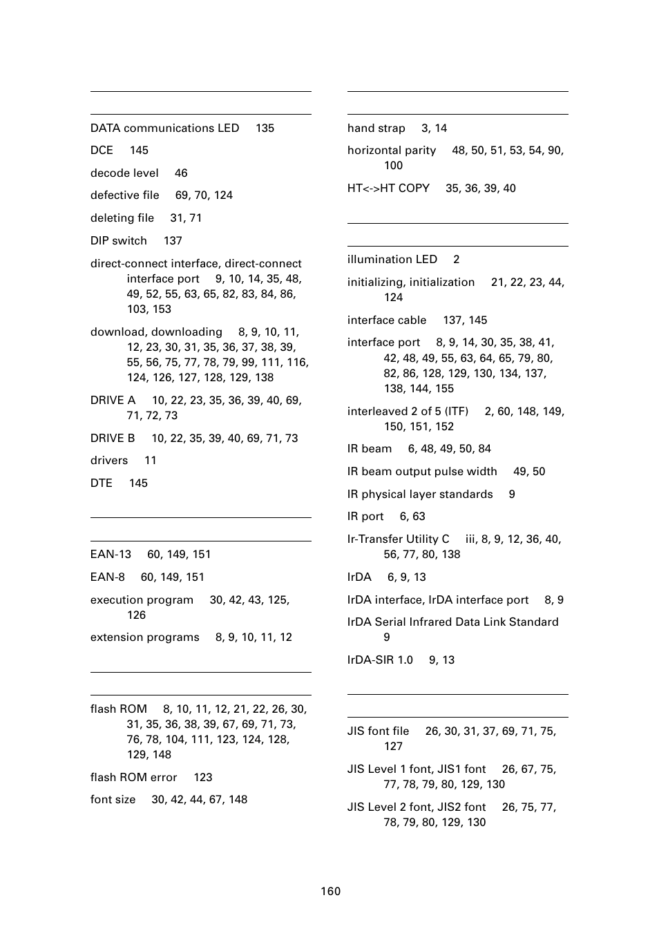 Denso BHT-6000 User Manual | Page 175 / 178