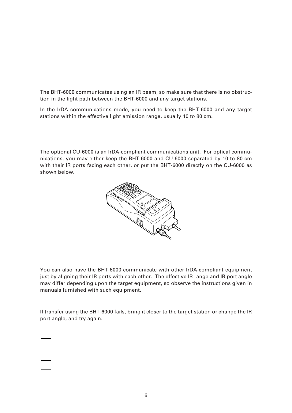 5 communicating via the optical interface, Communicating via the optical interface, 5 communicating via the optical in- terface | Denso BHT-6000 User Manual | Page 21 / 178