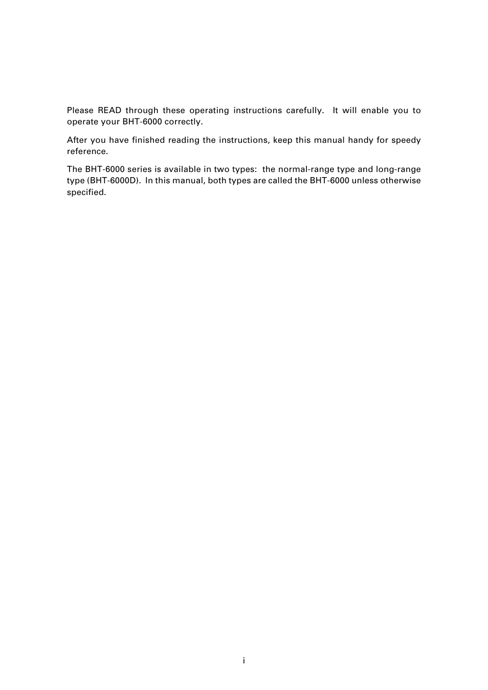 Preface | Denso BHT-6000 User Manual | Page 3 / 178