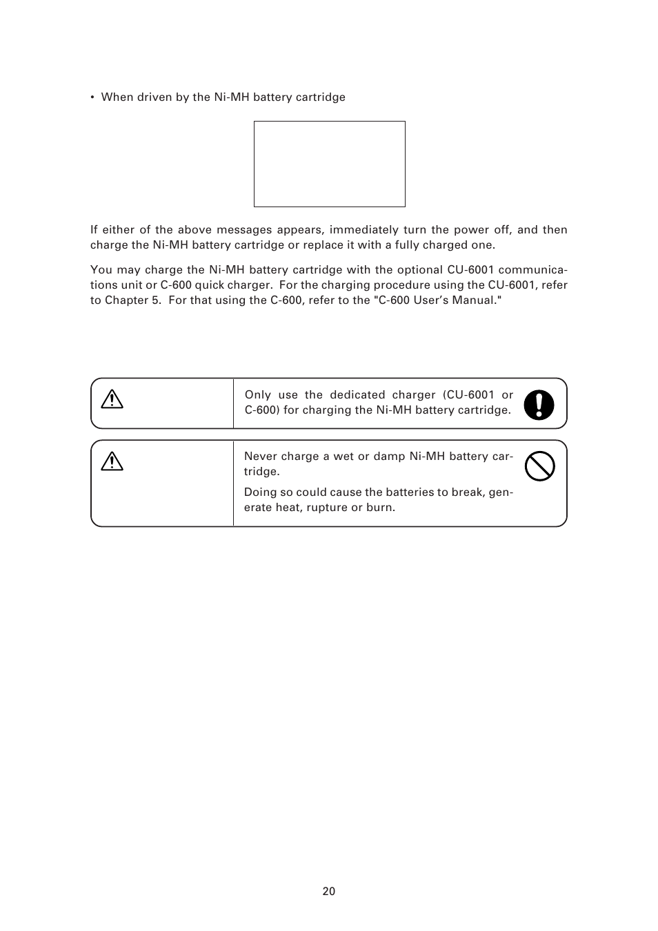 Warning, Caution | Denso BHT-6000 User Manual | Page 35 / 178