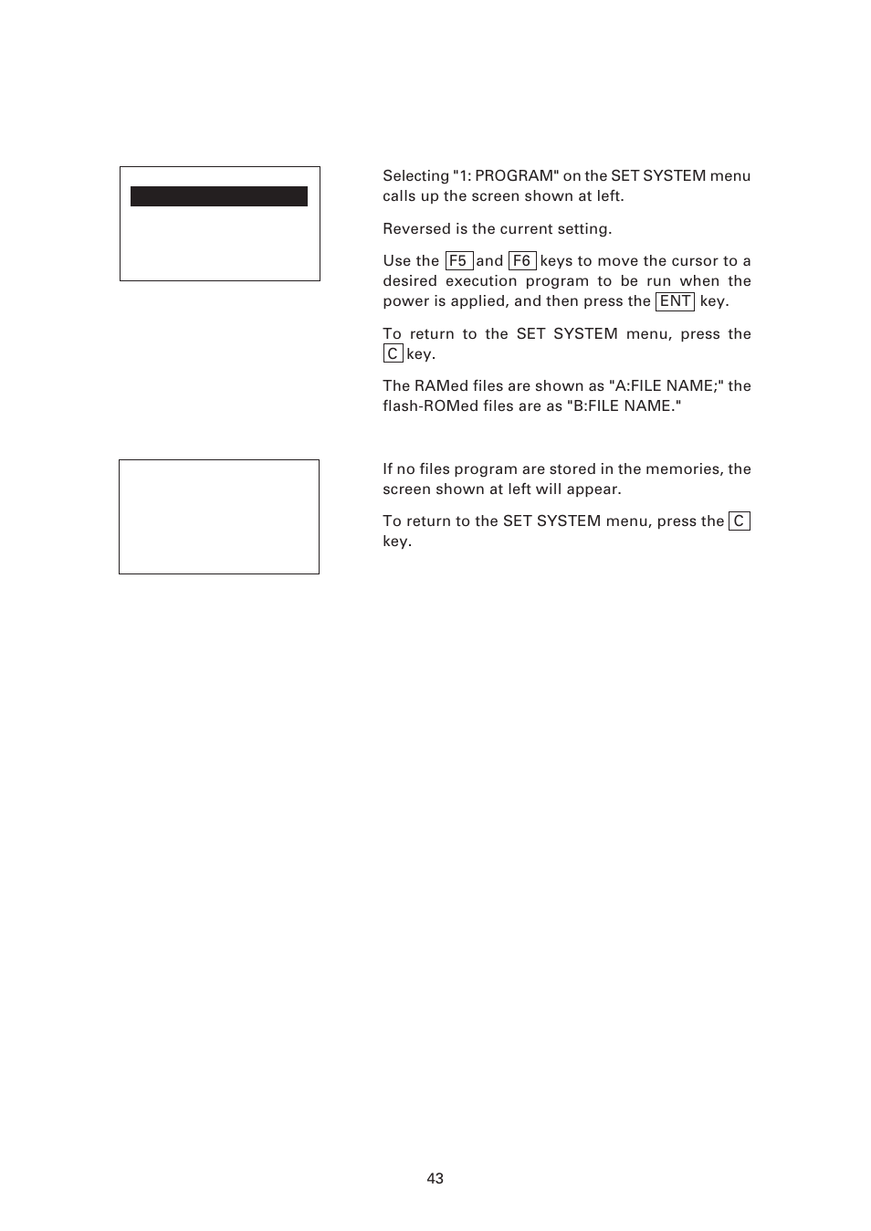 1] setting an execution program | Denso BHT-6000 User Manual | Page 58 / 178