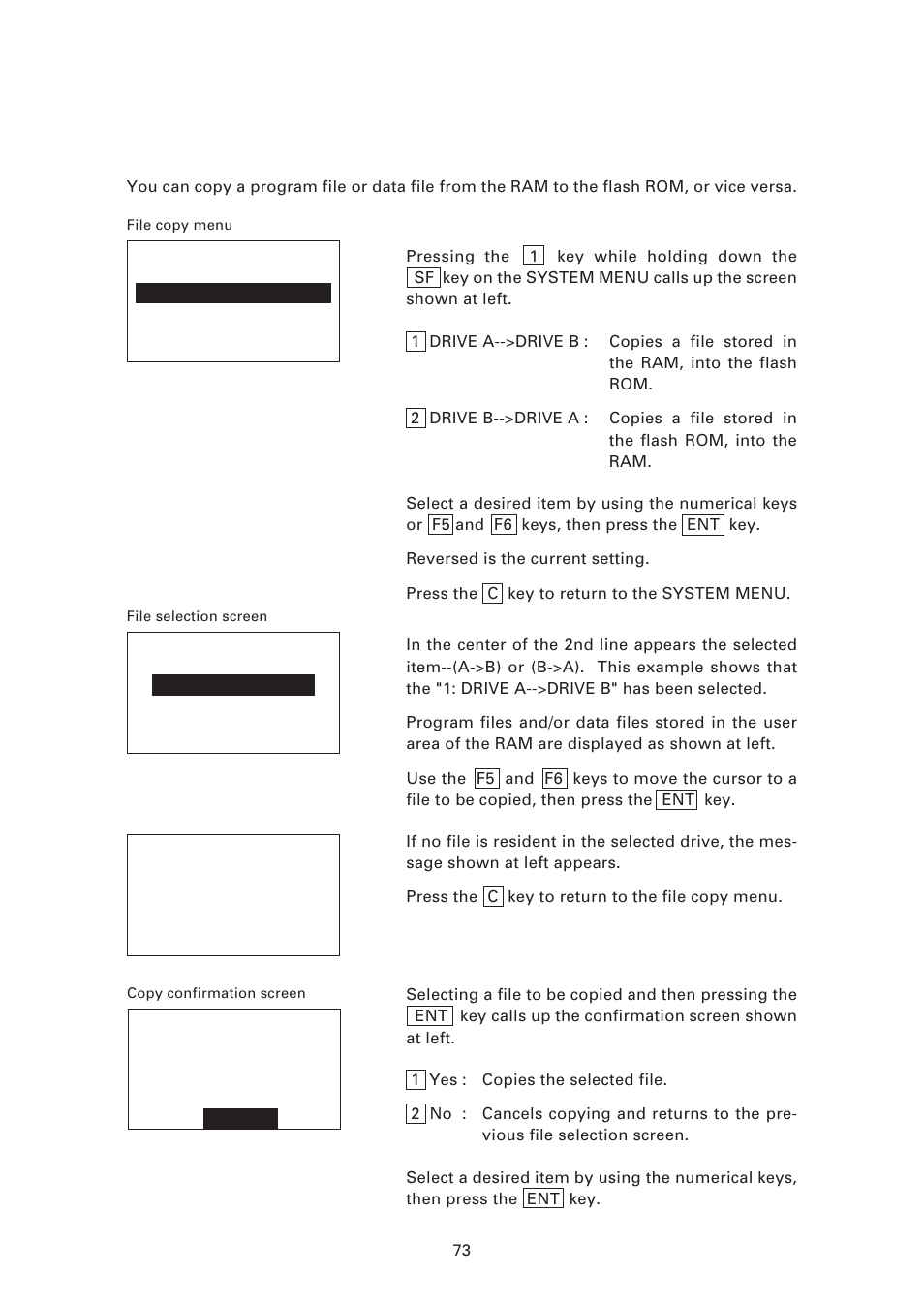 8 ] copying files, Copying files | Denso BHT-6000 User Manual | Page 88 / 178