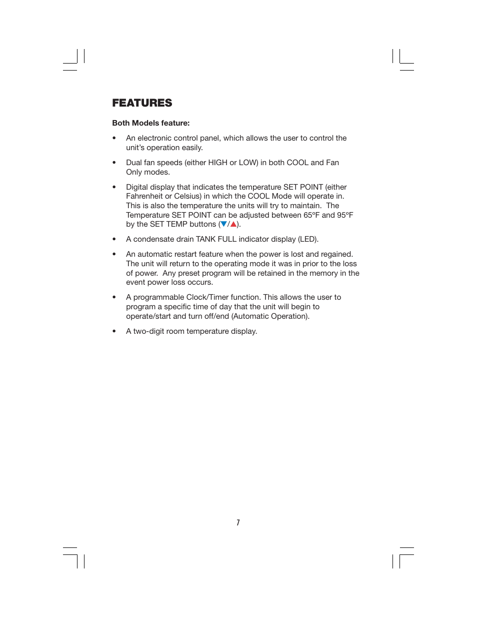 Features | Denso OFFICE PRO 12 User Manual | Page 13 / 76