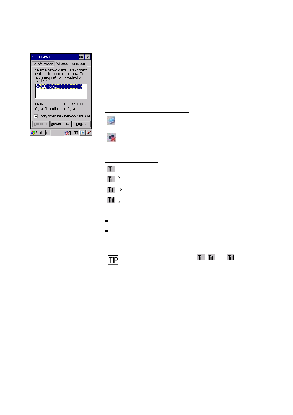 6 wireless zero configuration (wzc), Wireless zero configuration (wzc) | Denso BHT-400B-CE User Manual | Page 133 / 180