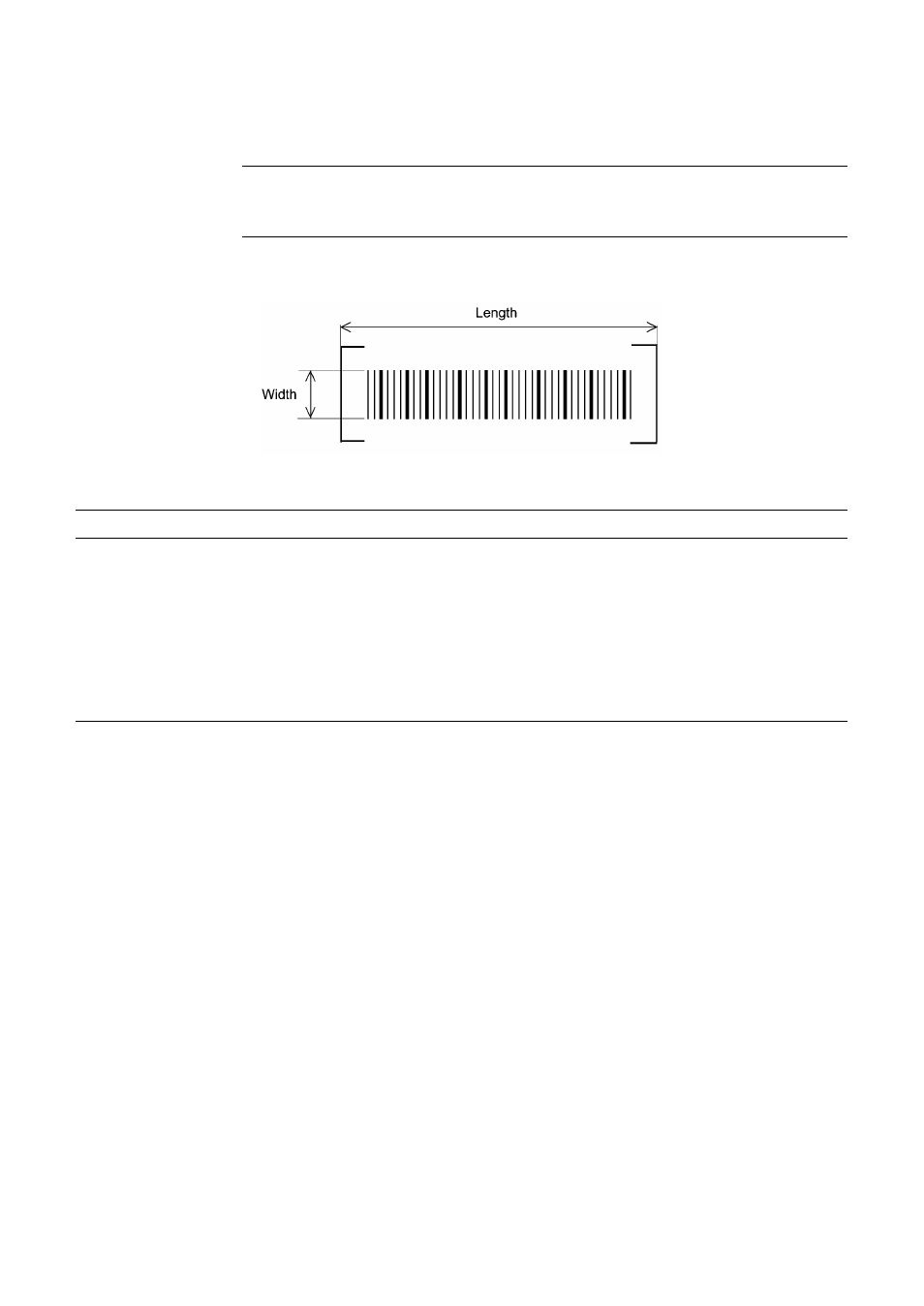 3) bar code label size, 4) thickness of bars and depth of field | Denso BHT-400B-CE User Manual | Page 172 / 180