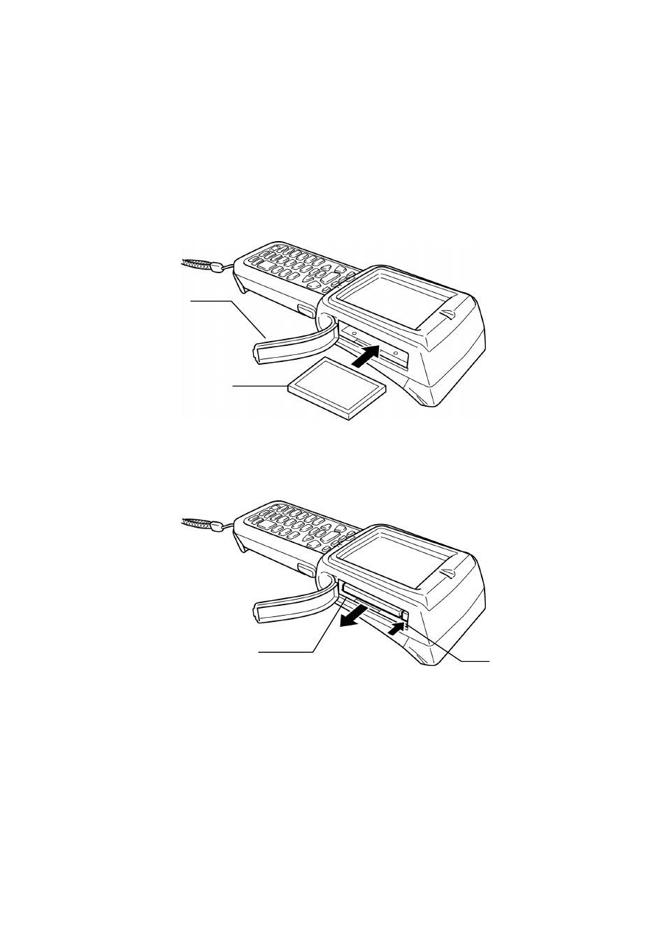 Appendix b. loading an optional compact flash card, Appendix b, Loading an optional compact flash card | Denso BHT-400B-CE User Manual | Page 177 / 180