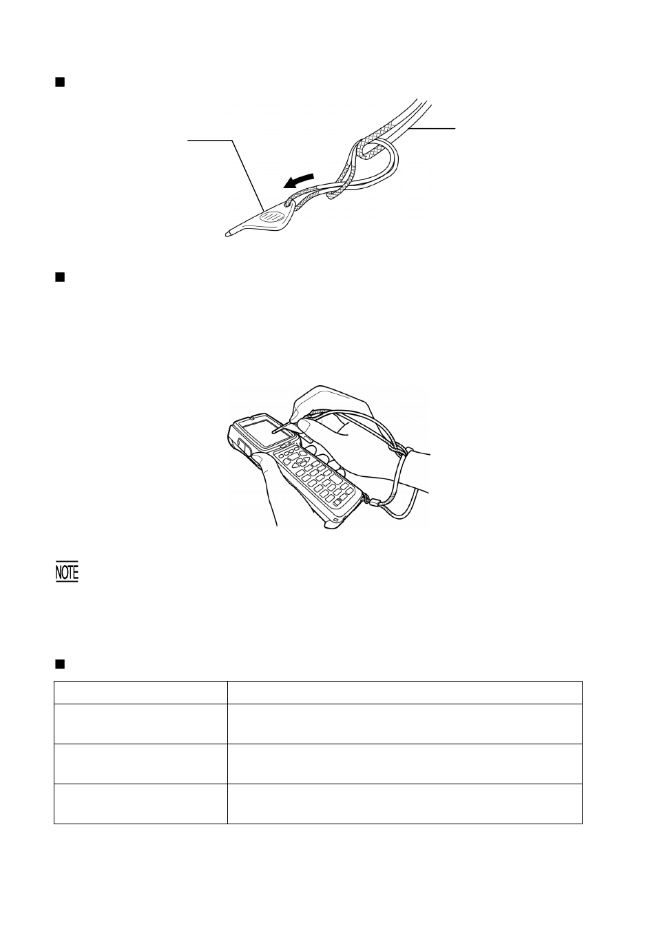 Setting the stylus, Using the stylus, Operating the touch screen | Denso BHT-400B-CE User Manual | Page 25 / 180