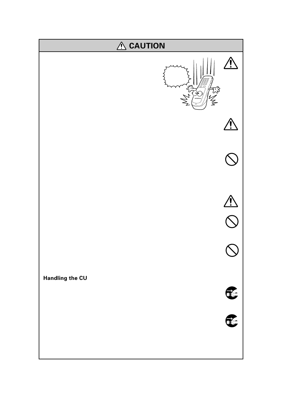 Caution | Denso BHT-100Q User Manual | Page 10 / 208