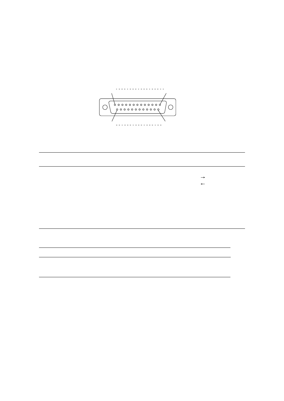 6 rs-232c interface specifications, 1 ] interface connector and pin assignment, Rs-232c interface specifications | Denso BHT-100Q User Manual | Page 162 / 208