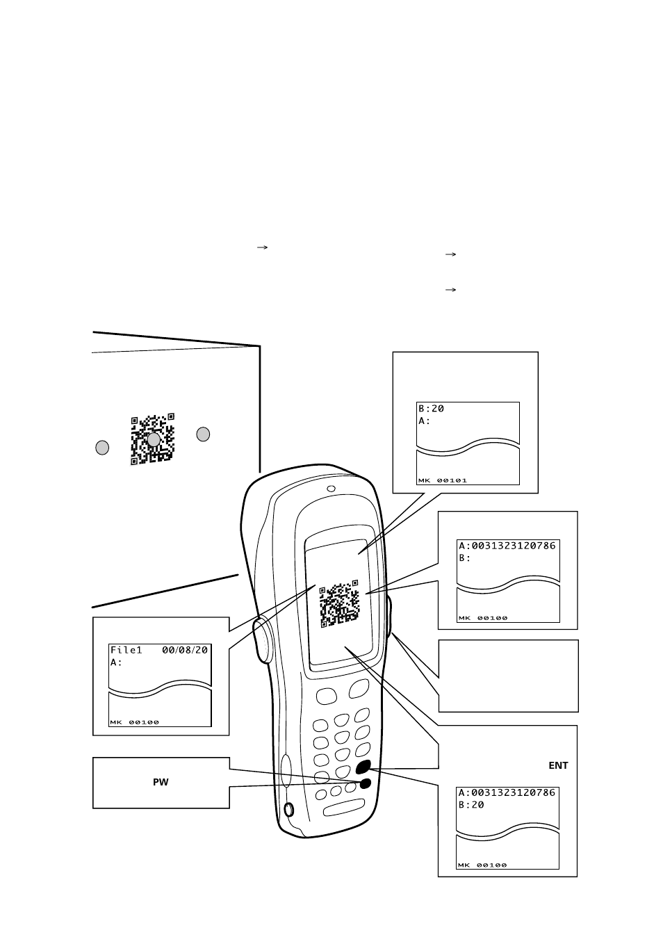 Appendix c. a typical basic operation | Denso BHT-100Q User Manual | Page 200 / 208