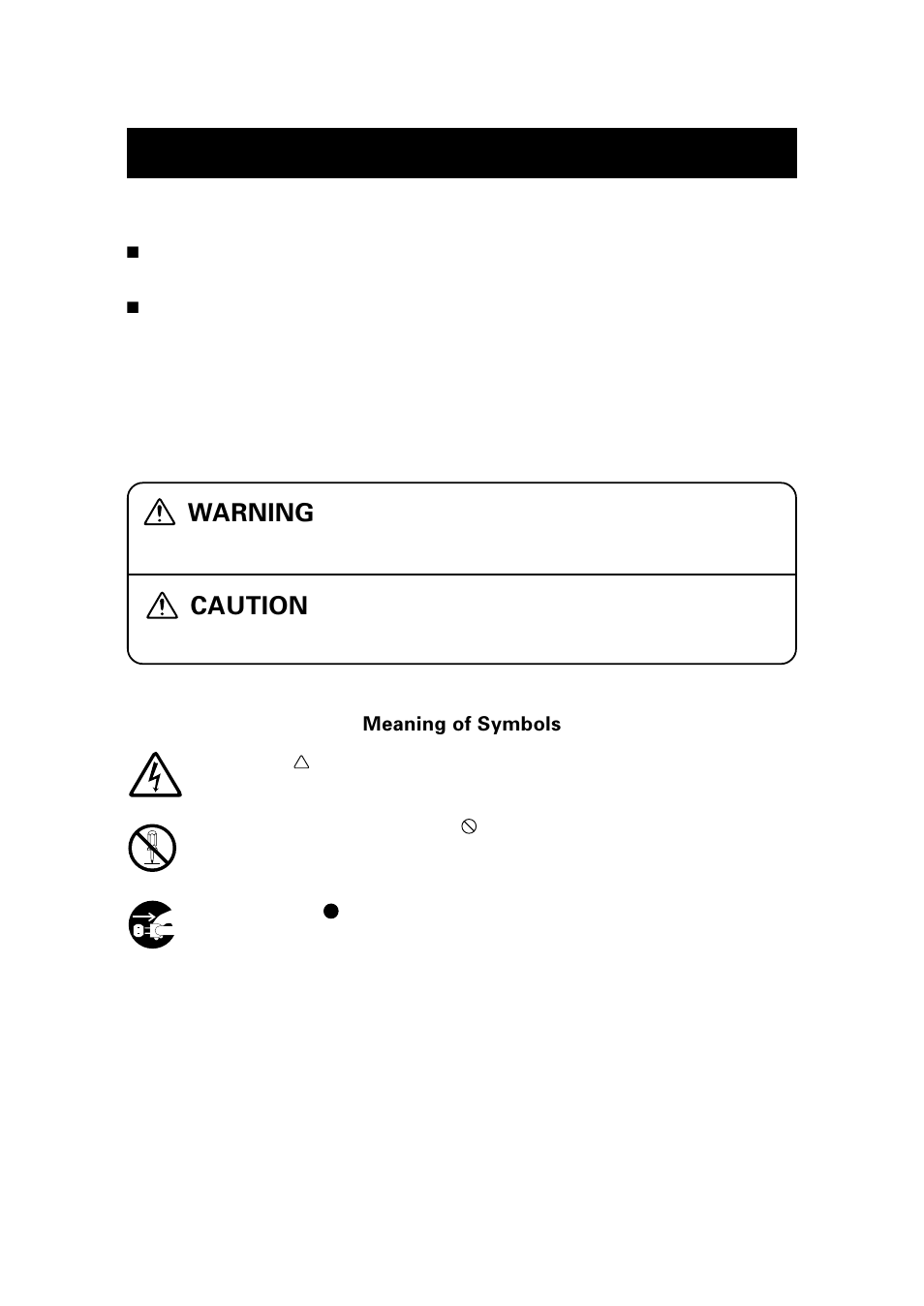 Safety precautions, Warning, Caution | Be sure to observe all these safety precautions | Denso BHT-100Q User Manual | Page 6 / 208