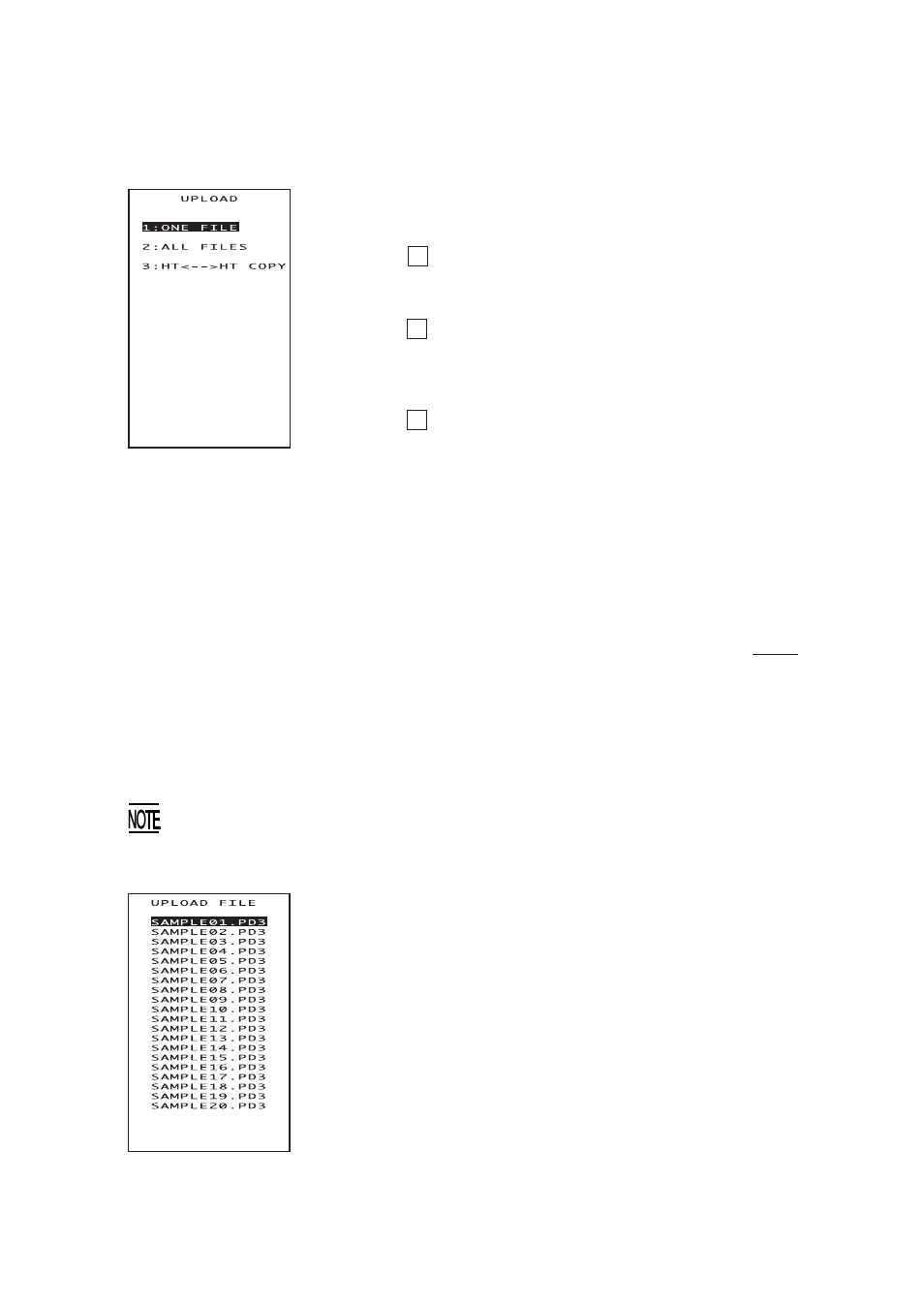 3 ] uploading, Uploading | Denso BHT-100Q User Manual | Page 67 / 208