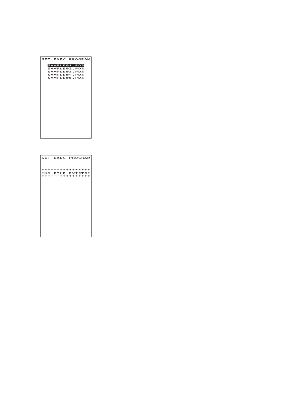 1] setting an execution program | Denso BHT-100Q User Manual | Page 71 / 208