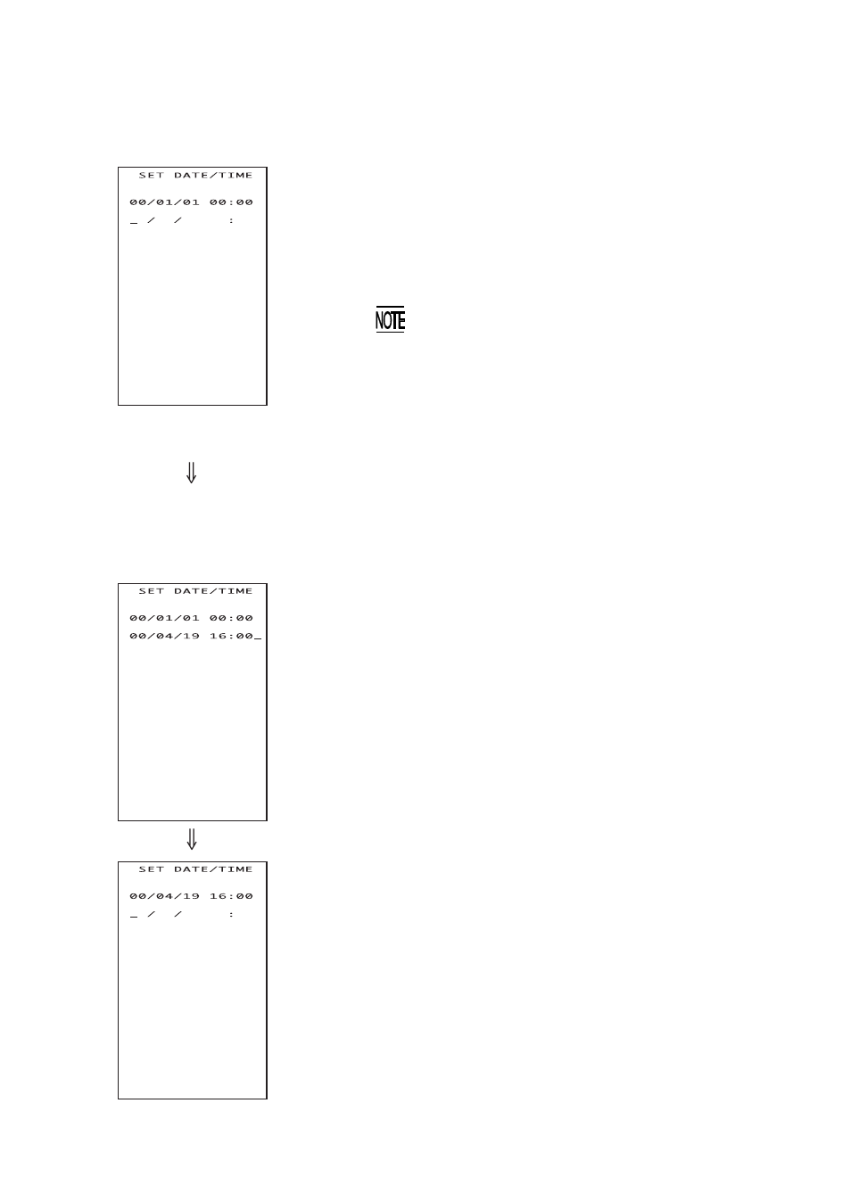 3] setting the calendar clock | Denso BHT-100Q User Manual | Page 73 / 208