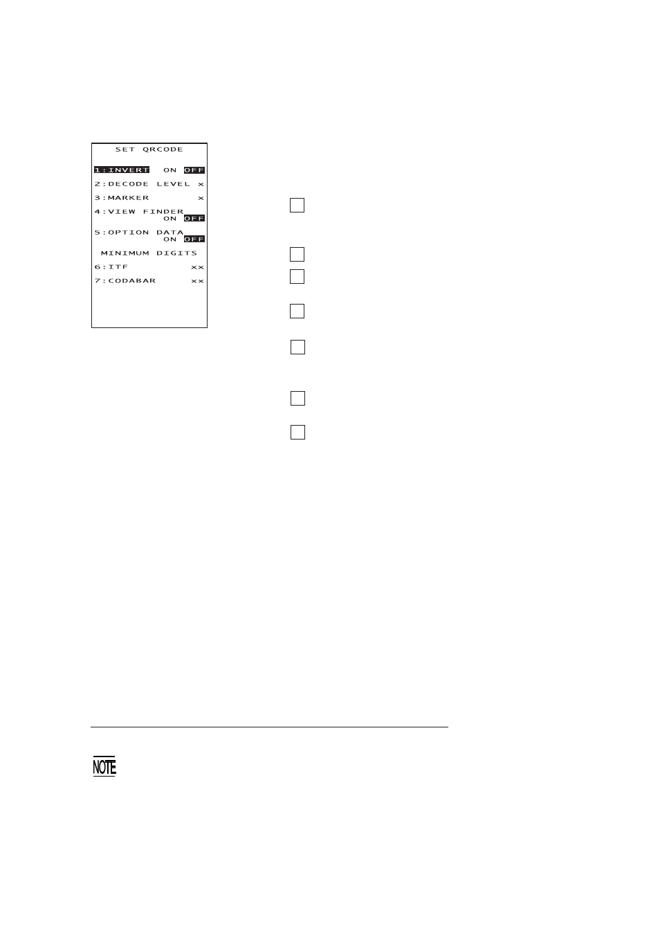 4] setting the special scanning parameters | Denso BHT-100Q User Manual | Page 74 / 208