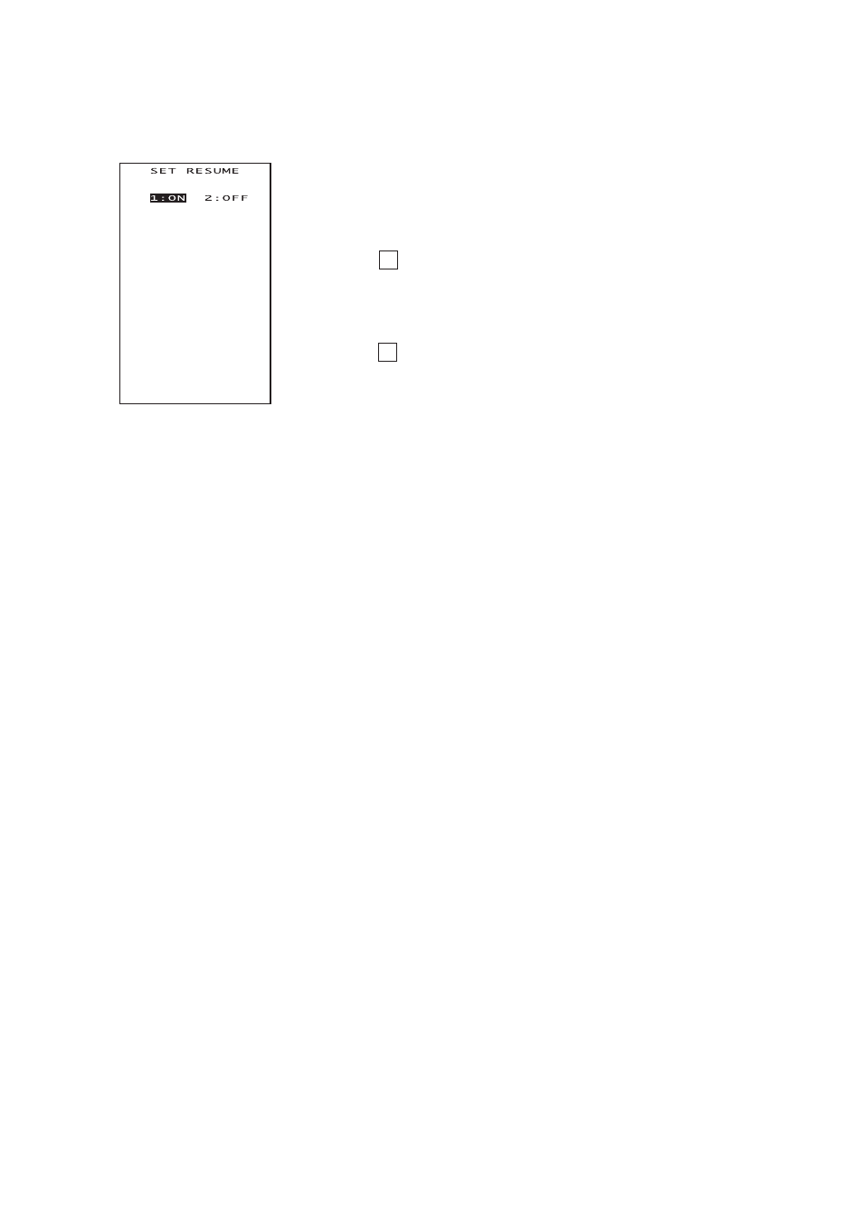 7] setting the resume function | Denso BHT-100Q User Manual | Page 90 / 208