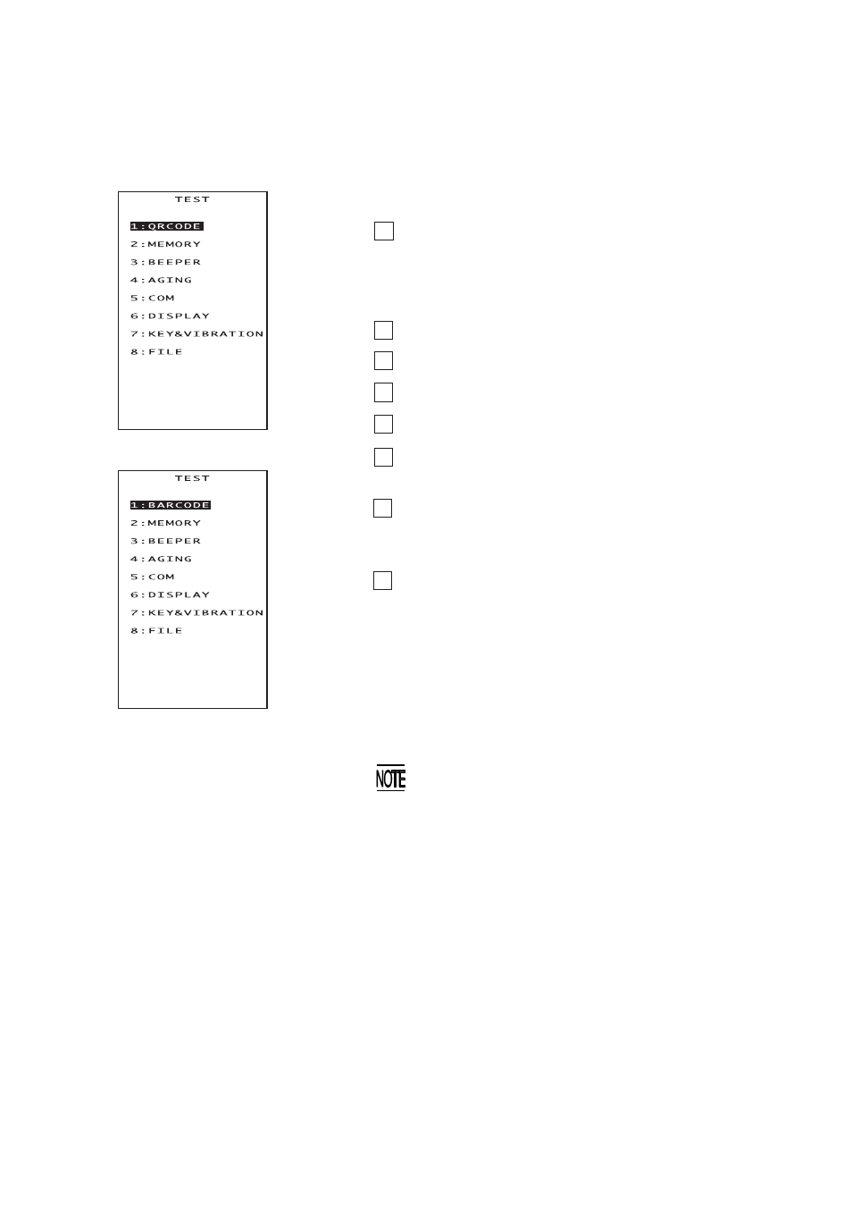 5 ] testing, Testing | Denso BHT-100Q User Manual | Page 91 / 208
